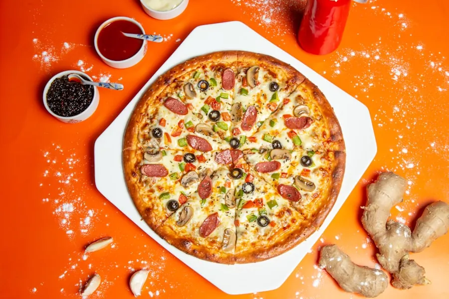 Pizza prosciutto artisanale