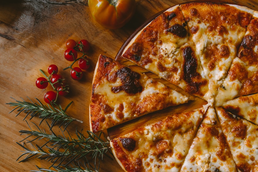 Pizza à la truffe noire